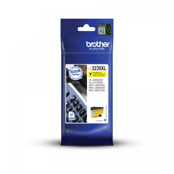 Brother lc-3239xly cartuccia originale alta capacita` xl giallo