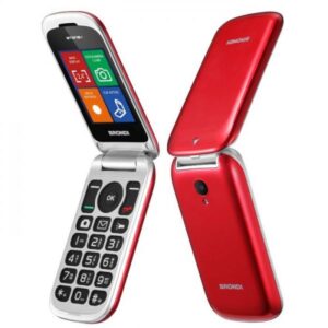 Brondi stone apertura a conchiglia e flip attivo dual sim 2.4`` rosso