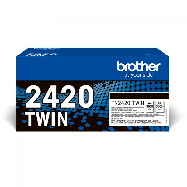 Brother toner n 3k pk2 toner 2 pezzi originale