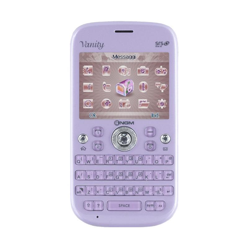 Ngm vanity qwerty dual sim swarovski italia lilla