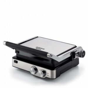 Ariete grill & taste bistecchiera elettrica doppia piastra antiaderente piastre removibili 2.000 acciaio