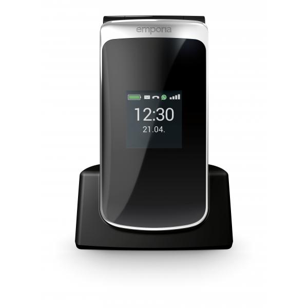 Emporia touchsmart.2 3.25`` 103.5g nero telefono cellulare basico