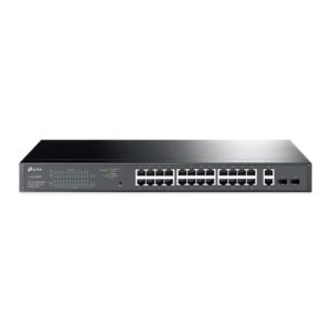 Tp-link tl-sg1428pe switch di rete gestito l2 gigabit ethernet 10-100-1000 supporto power over ethernet 1u nero