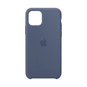 Apple iphone 11 pro cover in silicone colore blu