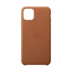 Apple iphone 11 pro max cover in pelle colore marrone