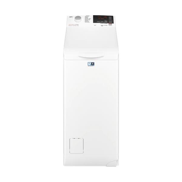 Aeg l6tbg623 serie 6000 lavatrice carica dall`alto prosense opzione softplus classe energetica d capacita` di carico 6 kg centrifuga 1200 giri certificazione woolmark blue