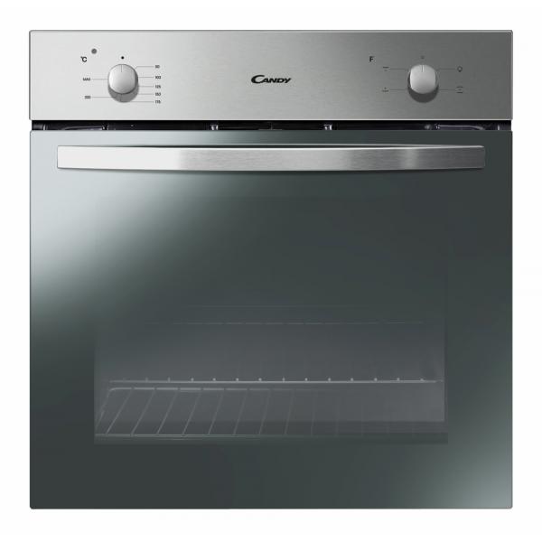 Candy fcs201x forno elettrico multifunzione da incasso statico capacita` 71 litri classe energetica a 60 cm inox