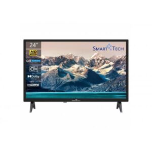 Smart tech tv led 24hn10t2 24 pollici hd hotel mode dolby audio dvb-t2-c-s2 h.265