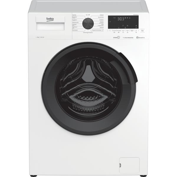 Beko wux81436ai lavatrice carica frontale steamcure stainexpert optisense funzione vapore classe energetica c (a+++-10%) capacita` di carico 8 kg centrifuga 1400 giri motore prosmart inverter