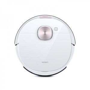 Ecovacs deebot ozmo t8 robot aspirapolvere e lavapavimenti 2 in 1 autonomia 175 minuti capacita` 0,42 litri navigazione intelligente controllo tramite app bianco