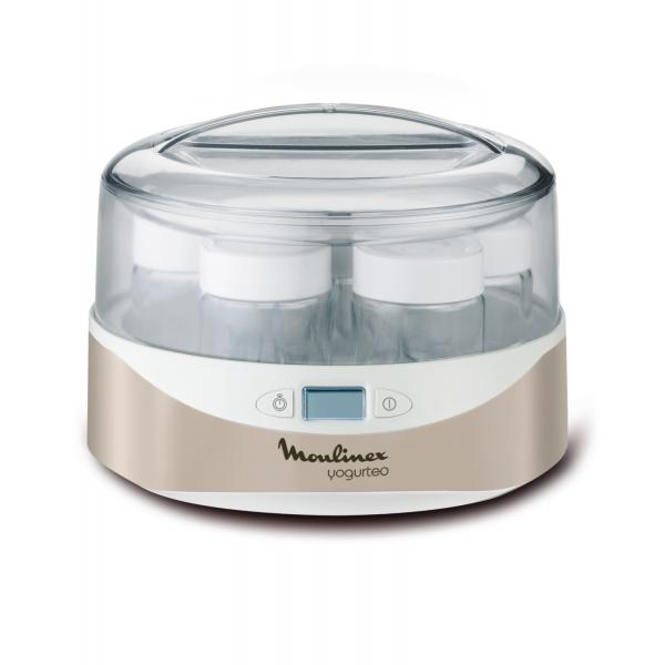 Moulinex yg231e32 yogurteo yogurtiera 7 vasetti da 160 ml argento premium