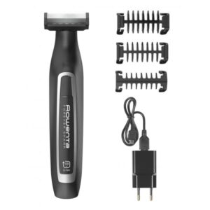 Rowenta tn6000 forever sharp rasoio regolabarba 3-in-1 lame in acciaio inox autoaffilanti 3 pettini regolabarba autonomia 120 minuti
