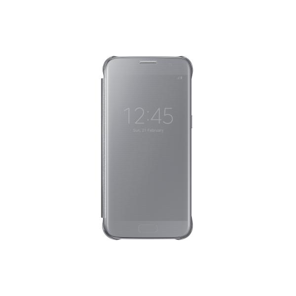 Samsung ef-zg930csegww galaxy s7 clear view cover originale colore silver