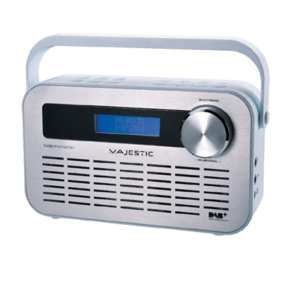 Majestic radiosveglia dab bianco