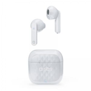 Sbs auricolari con microfono bluetooth air free bianco