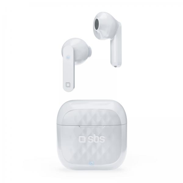 Sbs auricolari con microfono bluetooth air free bianco
