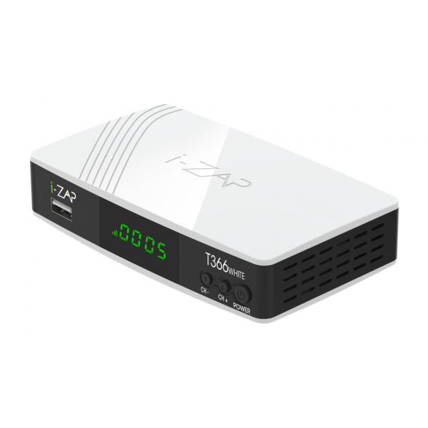 I-zap t366 white decoder digitale terrestre dvb t2 hdmi-scart usb-ethernet