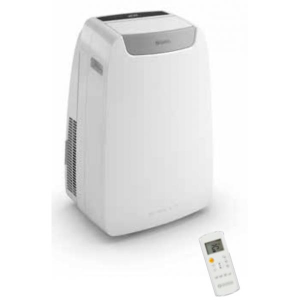 Olimpia splendid dolceclima air pro 14 hp wi-fi climatizzatore portatile con pompa di calore 14.000 btu-h classe energetica a 3.52 kw gas r290 64db 1600w bianco
