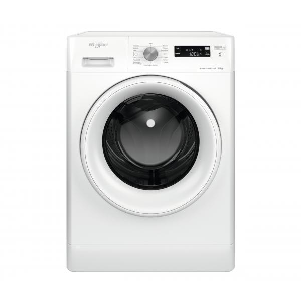 Whirlpool ffs p8 it lavatrice carica frontale tecnologia 6` senso classe energetica c capacita` di carico 8 kg centrifuga 1200 giri motore inverter vapore