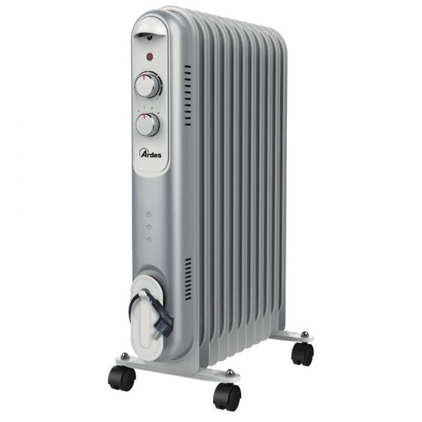 Ardes 4r11s radiatore ad olio 2000w 11 elementi curvy