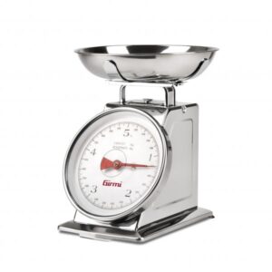 Girmi ps90 bilancia meccanica da cucina 5kg acciaio inox