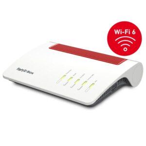 Avm fritz!box 7590 ax router wireless gigabit ethernet dual-band 2.4ghz-5ghz bianco