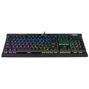 Corsair k70 rgb mk.2 tastiera meccanica gaming cherry mx brown tattile e silenzioso retroilluminato rgb led italiano qwerty nero