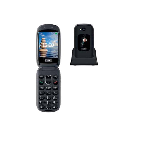 Saiet prime 2.8 clamshell bluetooth doppio display tasto sos italia black