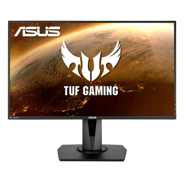Asus tuf gaming vg279qr monitor gaming 27`` full hd (1920x1080), 165hz, tempo di risposta 1ms, g-sync, extreme low motion blur, flicker free, riduzione luce blu, funzione gameplus, regolabile, nero