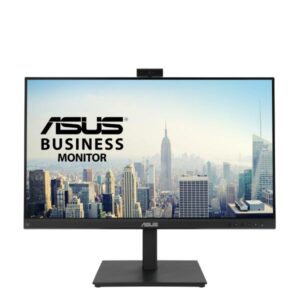 Asus be279qsk monitor 27â? , fullhd (1920x1080), hdmi, ips, frameless, webcam fullhd integrata, microfono, speaker integrati, design ergonomico, eye care, riduzione luce blu, nero