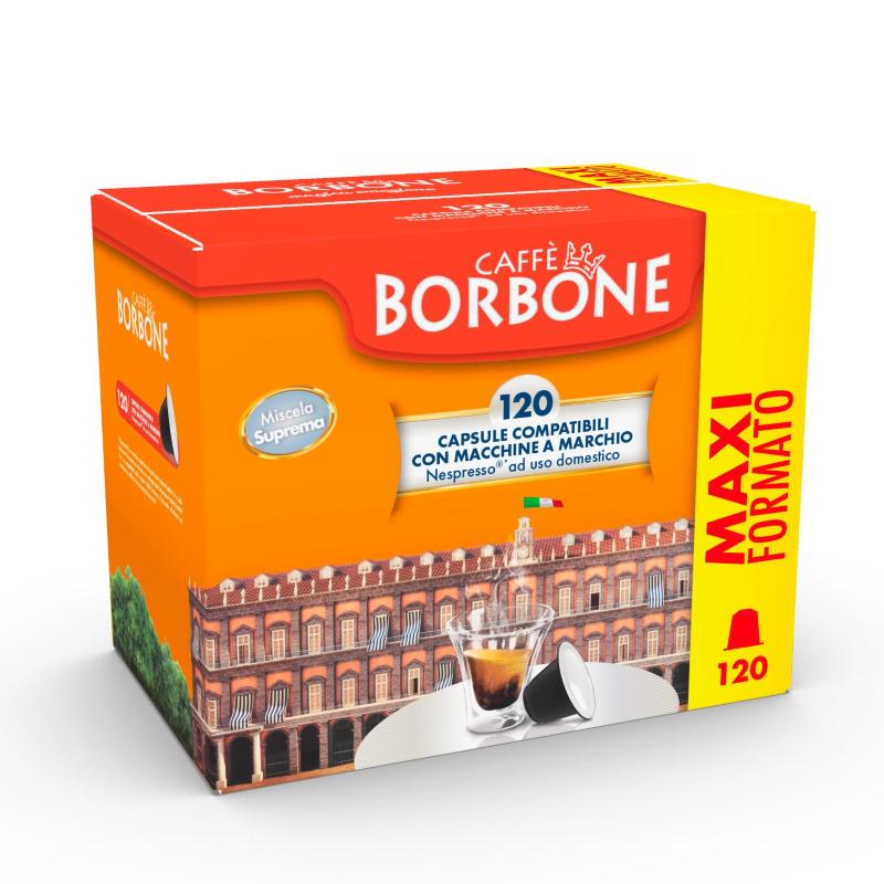 Borbone compatibile nespresso miscela suprema 120 pezzi