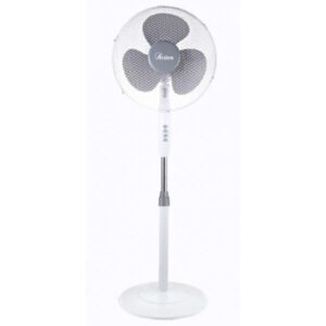 Ardes brisa 40pb ventilatore a piantana 3 pale 40cm base tonda 41cm altezza regolabile bianco