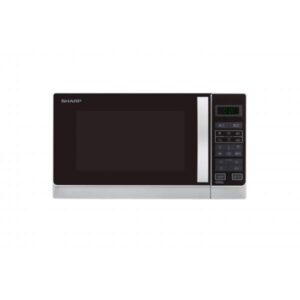 Sharp r-742inw forno a microonde con grill capacita` 25 litri potenza 900w 5 programmi 5 livelli di potenza display digitale silver