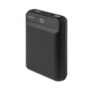 Celly pocket size 10000 power bank 10000mah 2*usb 2.1a nero