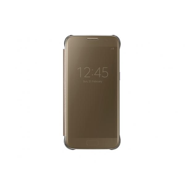 Samsung ef-zg930cfegww galaxy s7 clear view cover originale colore oro