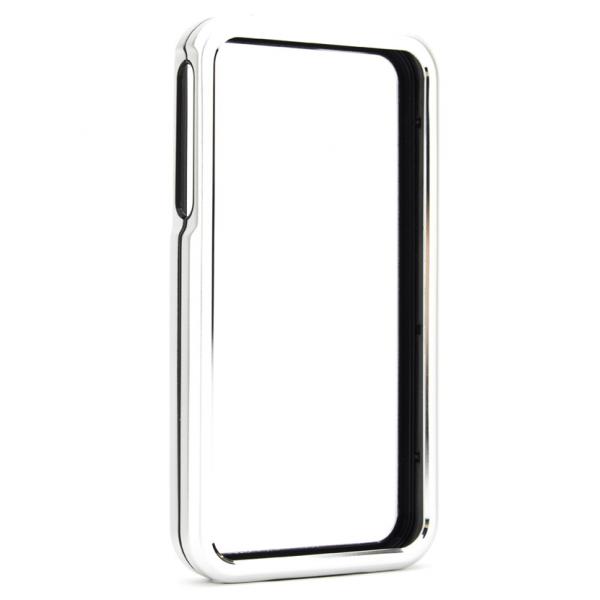 Xqisit bumper i-vest solid silver iphone 4/4s
