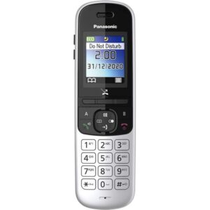 Panasonic kx-tgh710jts cordless singolo display a colori vivavoce resistente agli urti eco mode plus silver nero