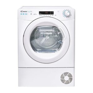 Candy smart pro csoe h8a2de-s asciugatrice a pompa di calore 8kg classe a++ programma cicli rapidi, easycase programma lana controllo remoto 596x607x850