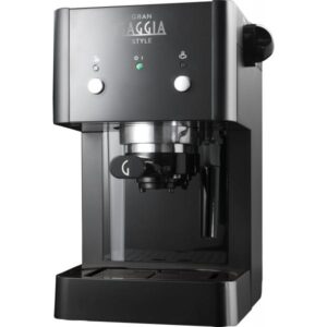 Gaggia ri8423-11 gran gaggia style macchina da caffe` espresso con erogatore di vapore sistema di ricarica cialde