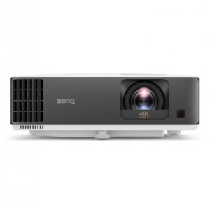 Benq tk700sti videoproiettore dlp gaming 4k uhd hdr 3.000 ansi lumen con bassa latenza 4k a 60 hz 16 ms contrasto 10.000:1 android tv hdmi usb white grey