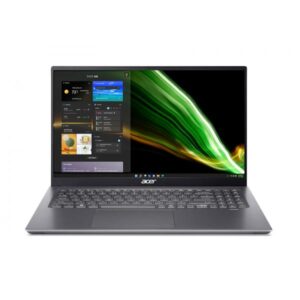 Acer swift x sfx16-51g-58v4 16.1 i5-11320h 3.2ghz ram 8gb-ssd 512gb-nvidia geforce rtx 3050 4gb-win 11 home grigio (nx.ayket.002)