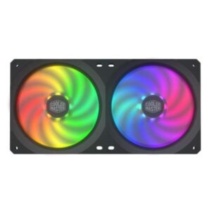 Cooler master masterfan sf240r argb ventola per case 240x120x25 4-pin pwm 3-pin argb controller incluso