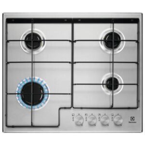 Electrolux egs6424x slim line piano cottura a gas 4 zone 60 cm acciaio inox