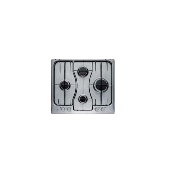 Electrolux rgg 6242 lox piano cottura a gas 4 fuochi crosscook bruciatore tripla corona 60 cm acciaio inox