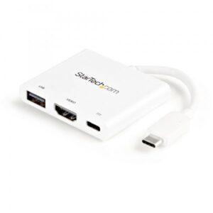 Startech cdp2hduacpw docking station interfaccia usb 3.0 type c 1xusb 3.0 type a 1xusb 3.0 type c 1xhdmi colore bianco
