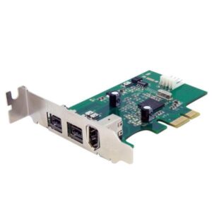 Startech scheda adattatore pci express firewire 2b 1a 1394 a basso profilo - 3 porte