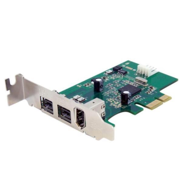 Startech scheda adattatore pci express firewire 2b 1a 1394 a basso profilo - 3 porte