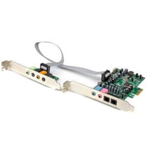 Startech scheda audio interna pcie surround 71 canali 24-bit spdif