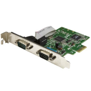 Startech - comp. cards and adattatores 2-port pci express serial card w-16c1050 uart-rs232 serial card