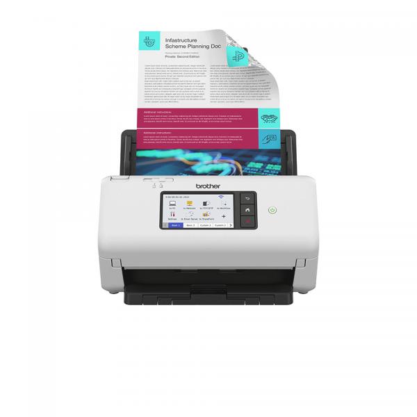 Brother ads4700w scanner desktop connettivita` wireless e cablata usb 3.0 superspeed